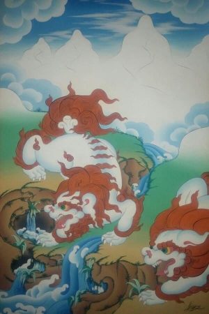 tibetan-snowlion